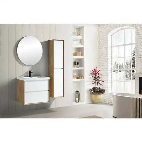High Pressure Laminated Hotel Bathroom Vanity
